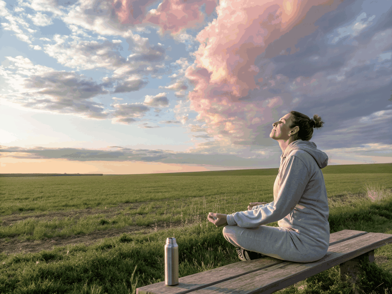 Serene landscape representing the boundless ground of consciousness